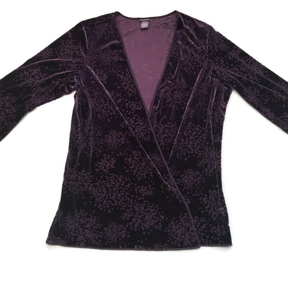 Laura Scott Woman Velvet Cardigan
